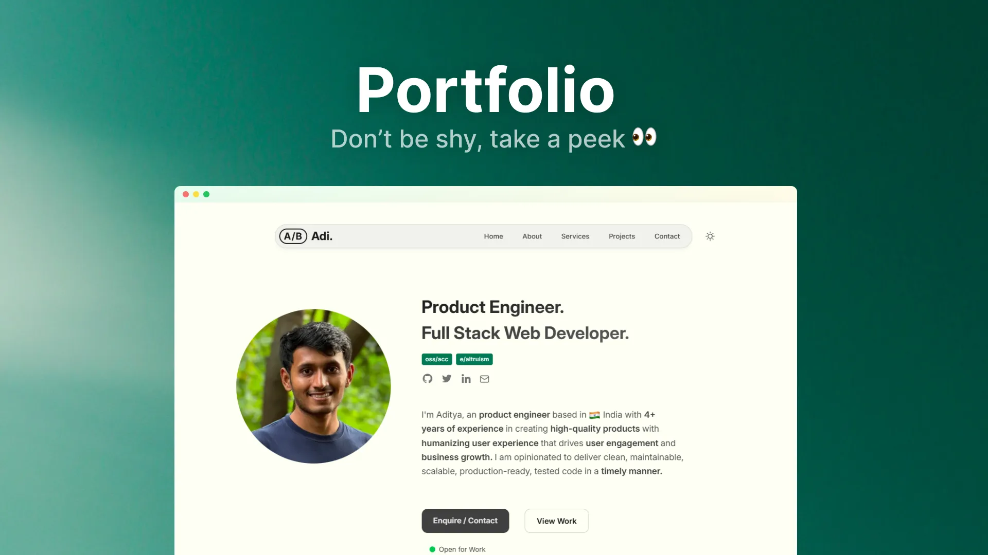 Portfolio Website